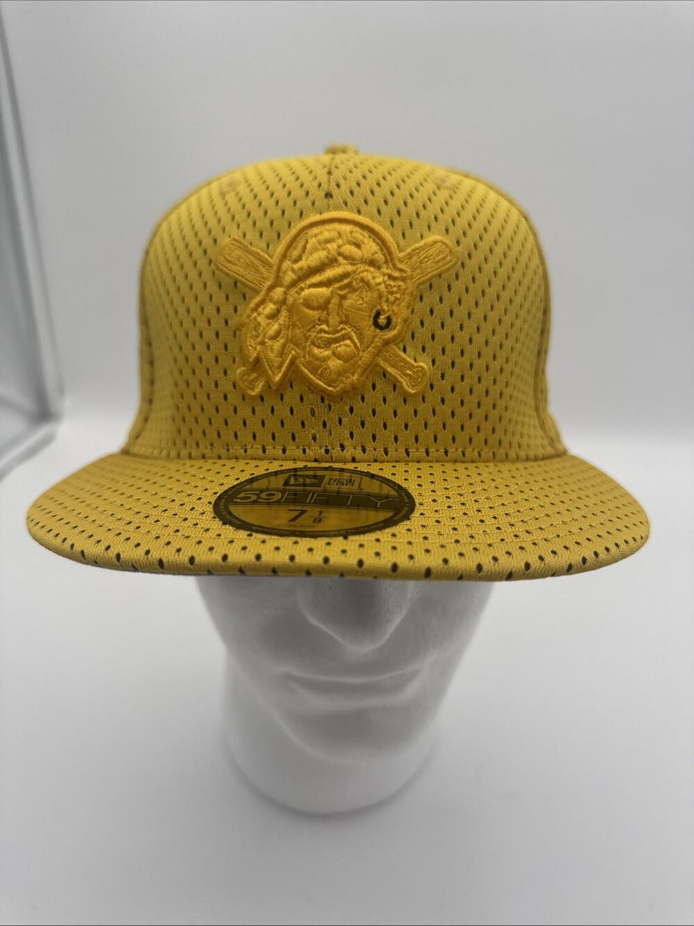 New Era 59FIFTY USA Pittsburgh Pirates Yellow Jersey Mesh Fitted 7 1/8